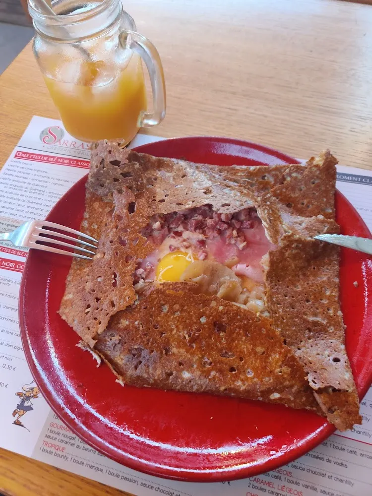 Galette Complète Oignons Lardons